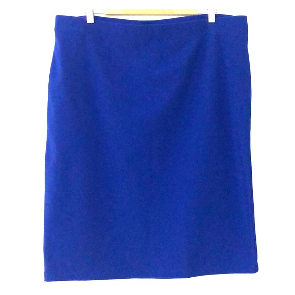 Blue Stretch Skirt - Picture 1 of 2